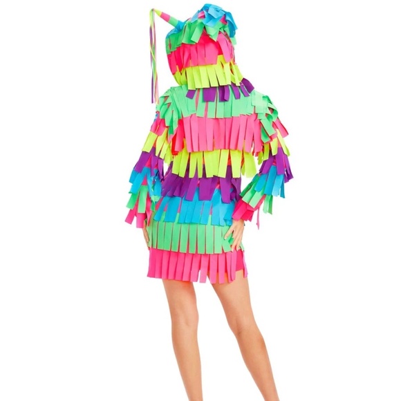 Tipsy Elves Multicolor Fringe Dress - Picture 2 of 6